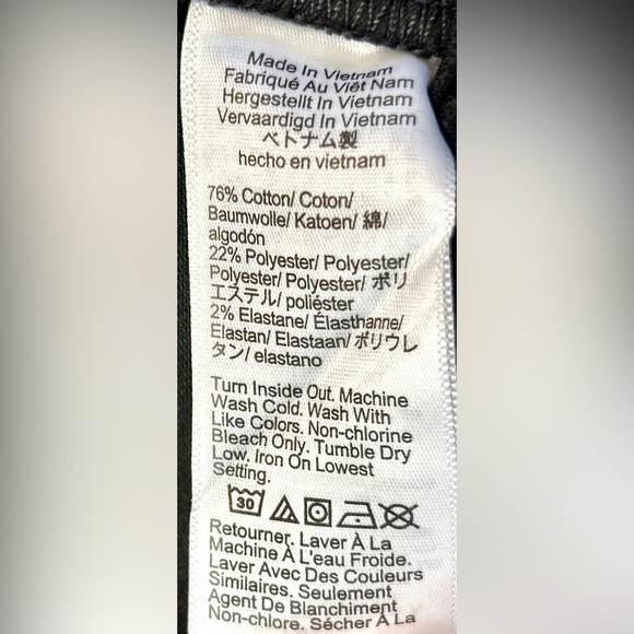 NWT J. Crew Factory Black Wide-Leg Crop Jean in All-Day Stretch, Size 33 - Picture 14 of 15